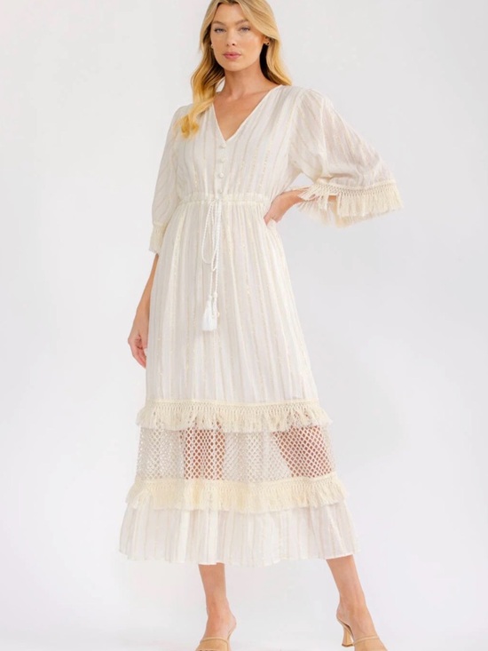 Dresses & Skirts - California Dreaming Crochet Maxi 💫 🌼